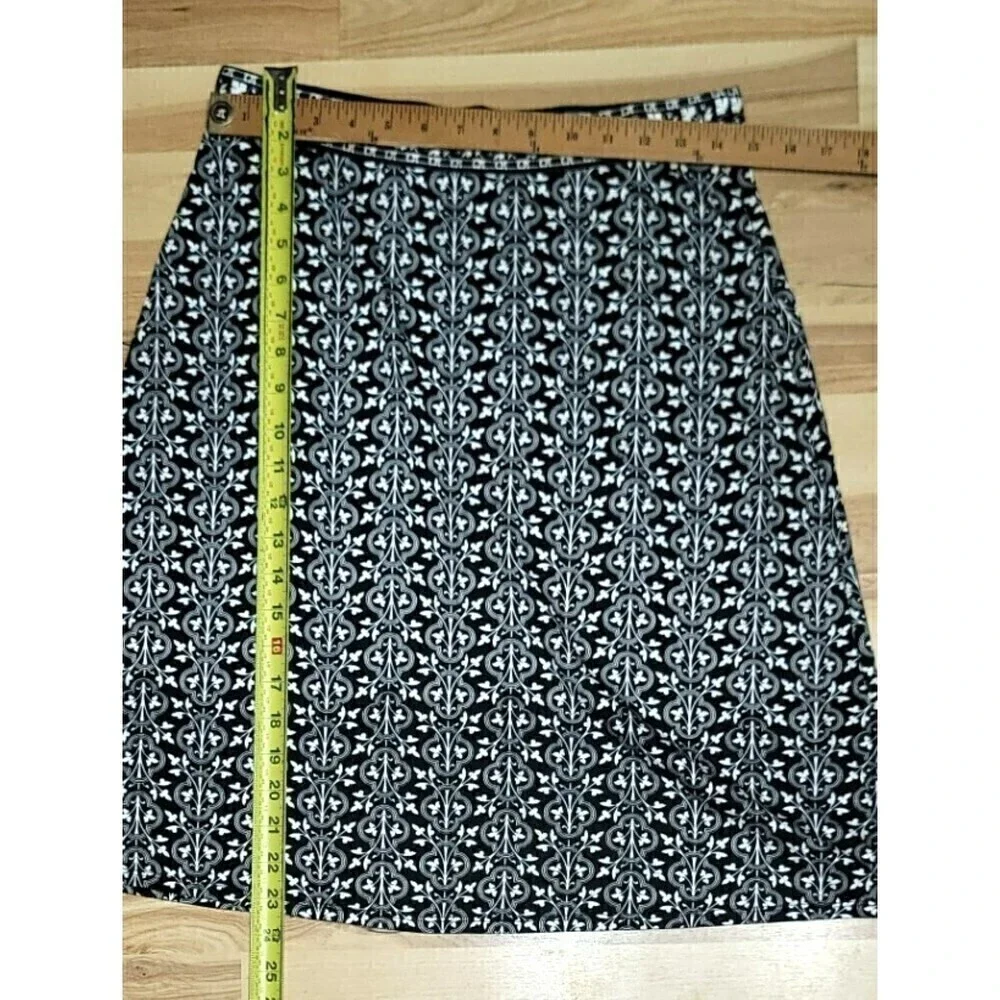 Max Studio Patterned Knit Pull-On Skirt Size XS